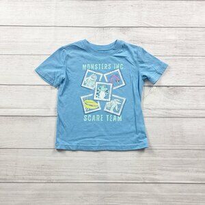 Disney Jumping Beans Monsters Inc. Shirt Scare Team Graphic Tee Pixar 5T